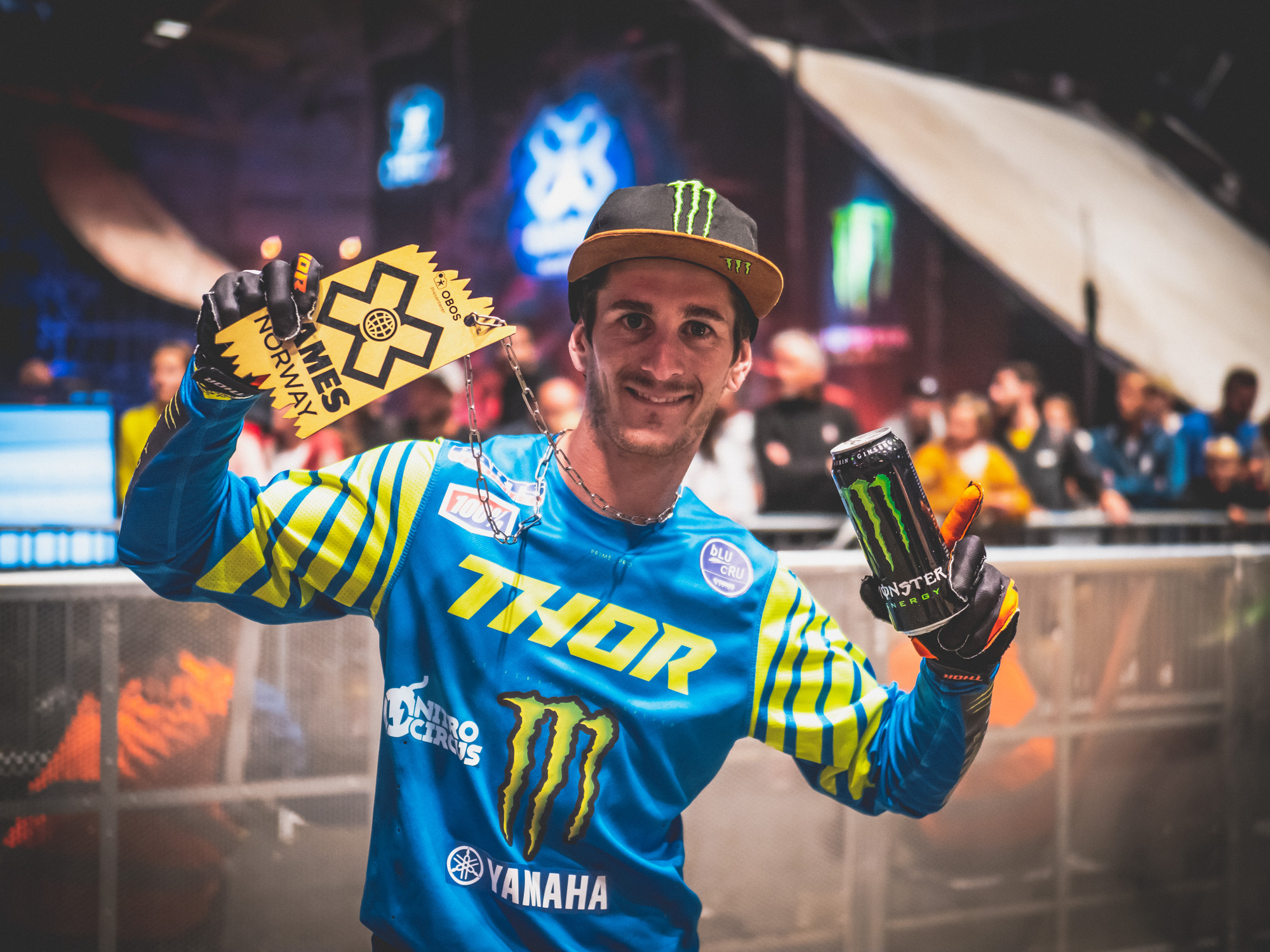 Monster Energy's Jarryd McNeil Claims Gold in Moto X Best Whip at X Games Norway 2019 and Ties Travis Pastrana for Most Motocross Medals at X Games