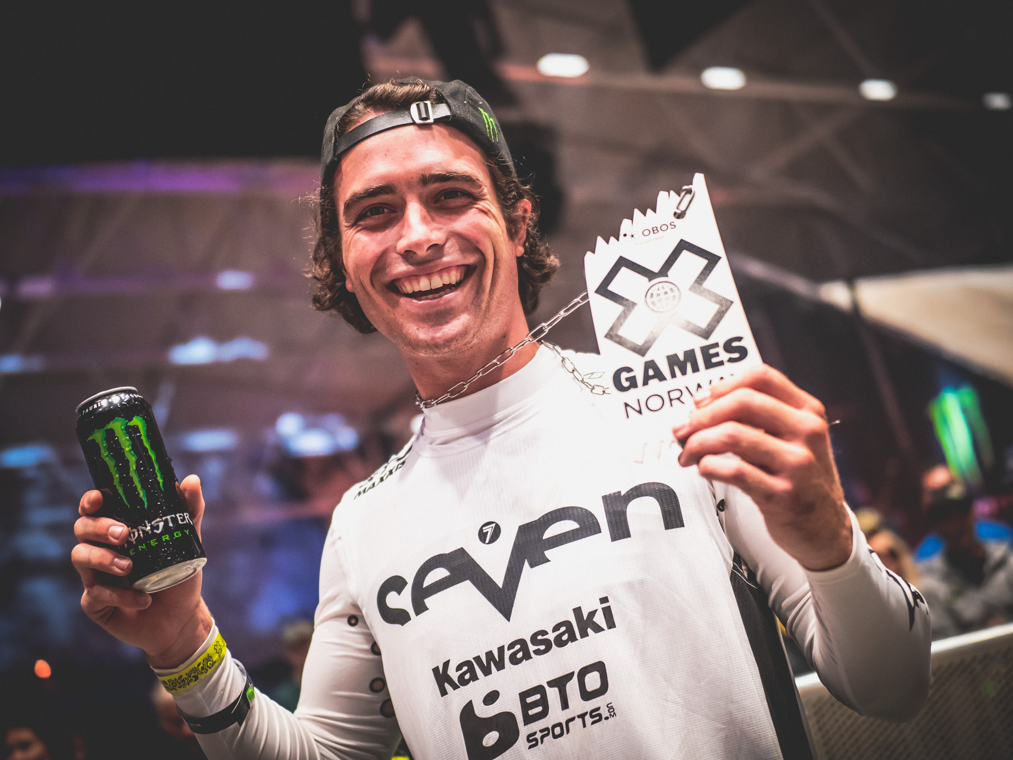 Monster Energy's Axell Hodges Returns from Injury with Silver Medal in Moto X QuarterPipe High Air at X Games Norway 2019