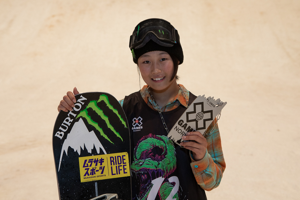 Monster Energy's Kokomo Murase Takes Silver in Women's Snowboard Big Air at X Games Norway 2019