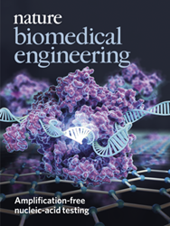 CRISPR-Chip on the cover of Nature Biomedical Engineering's June 2019 Issue