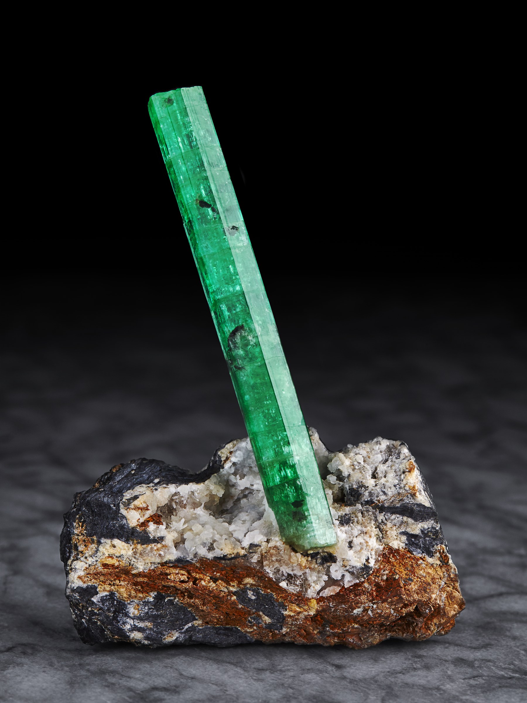 Emerald, Swat Valley, Khyber Pakhtunkhwa, Pakistan, Currently in the Dr. Eugene & Roz Meieran Collection.