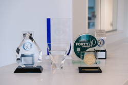 Donaldson Plastic Surgery and Aesthetic Solutions displaying awards from Inc. 5000 and the Fast 50