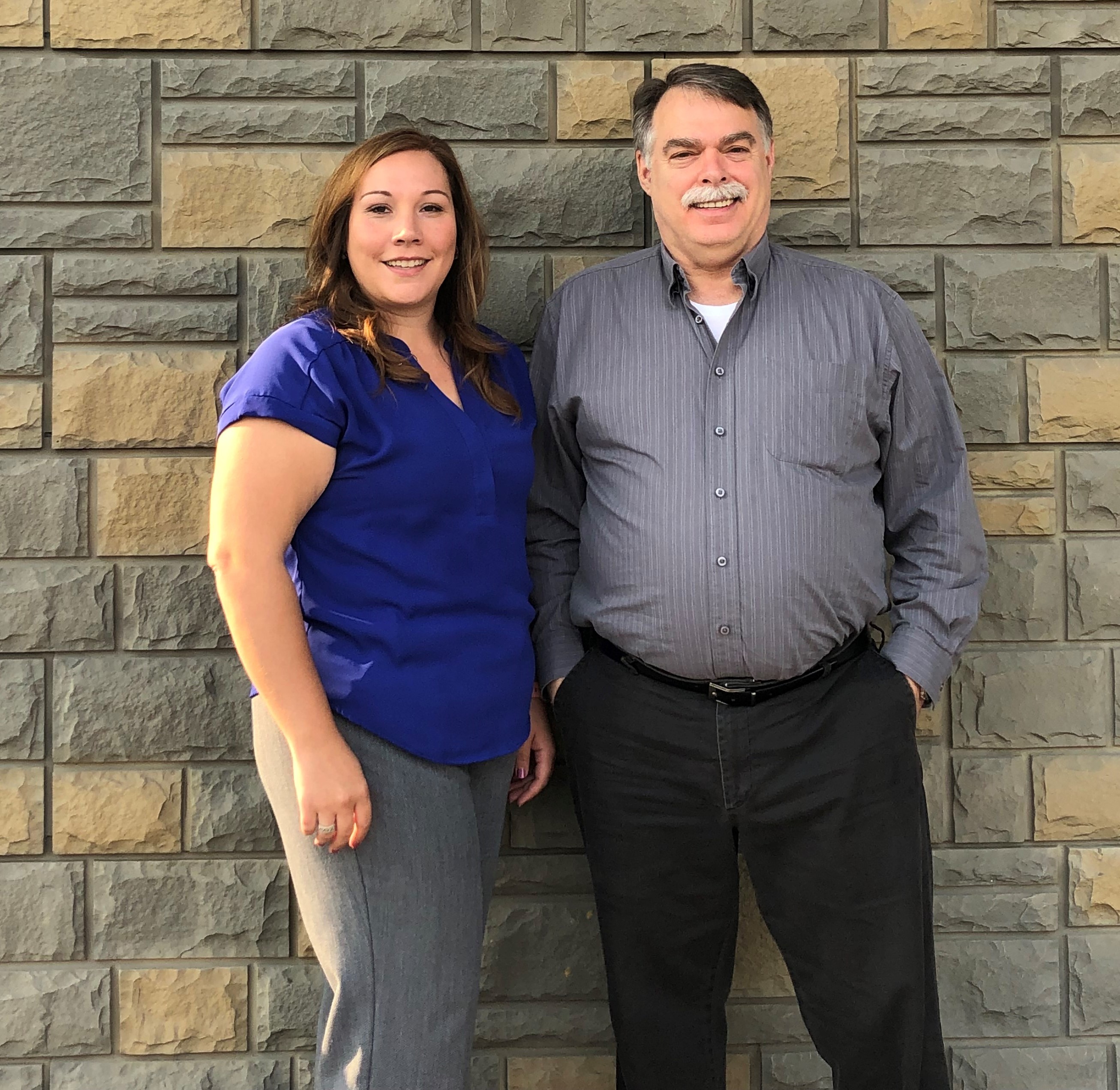 New Midnight Sun Home Care General Manager Becky Huntley and Kevin Turkington, CEO