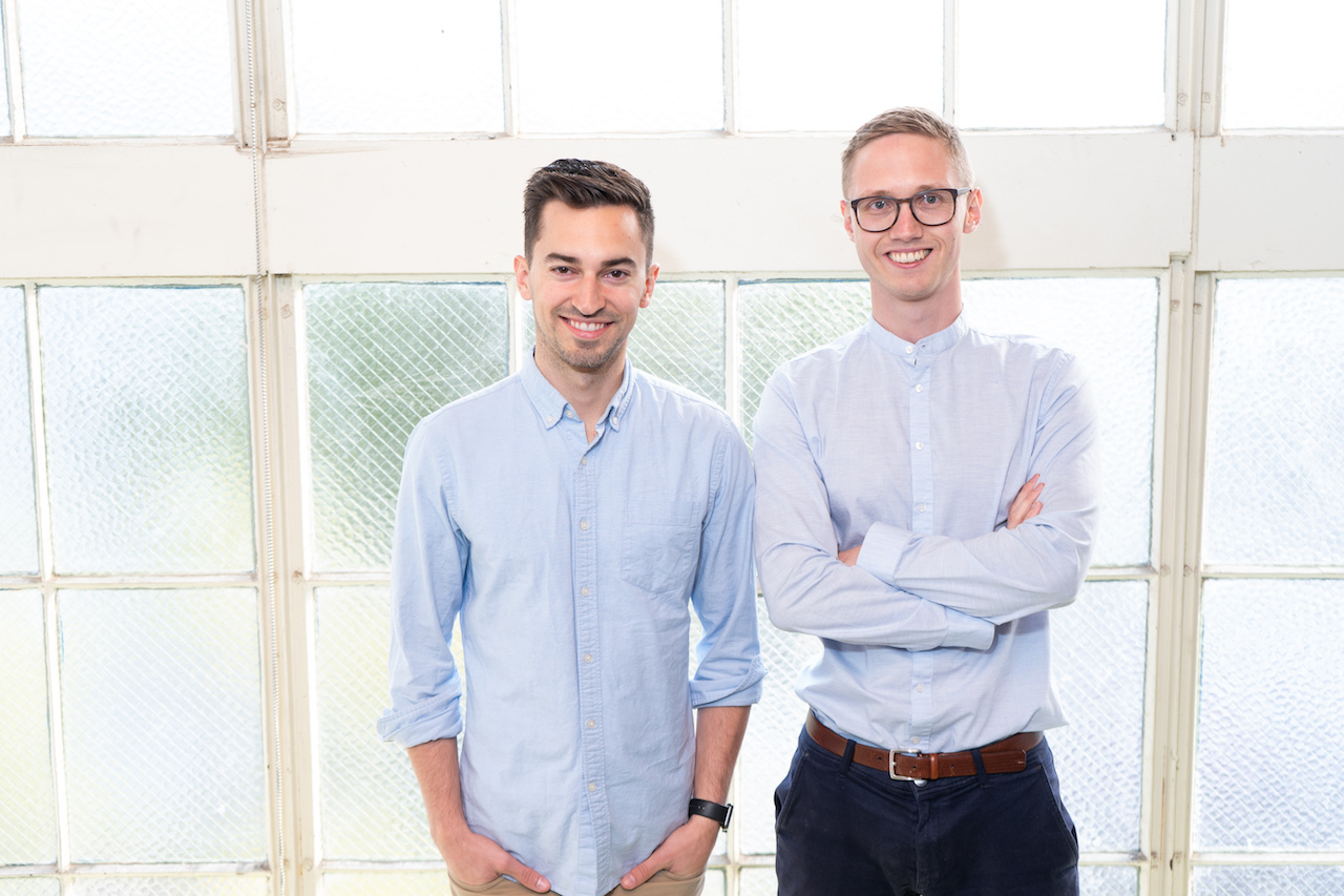 Bounce co-founders, Cody and Aleks