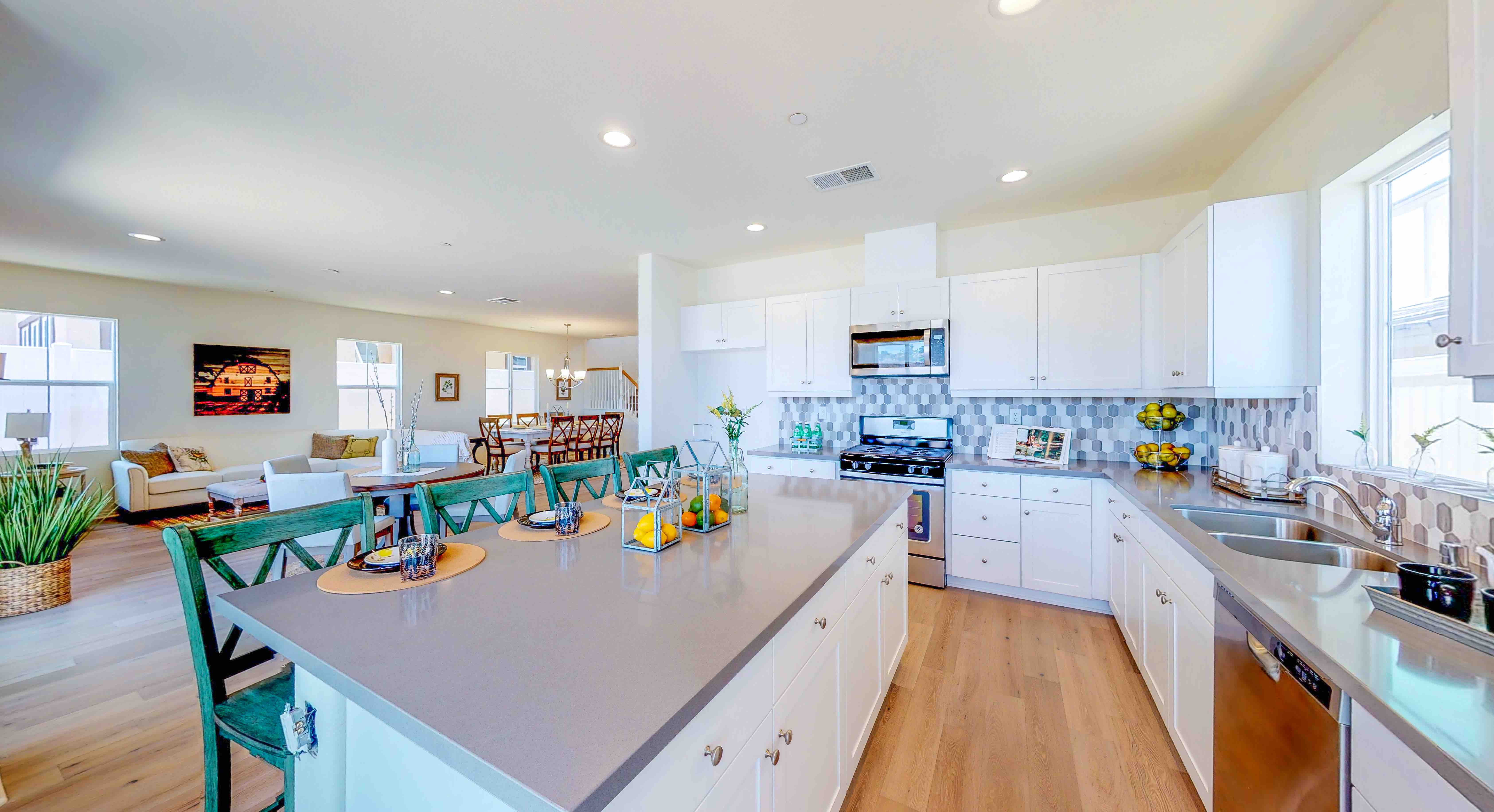 Kitchen at River View Village in San Diego from Pebble Creek