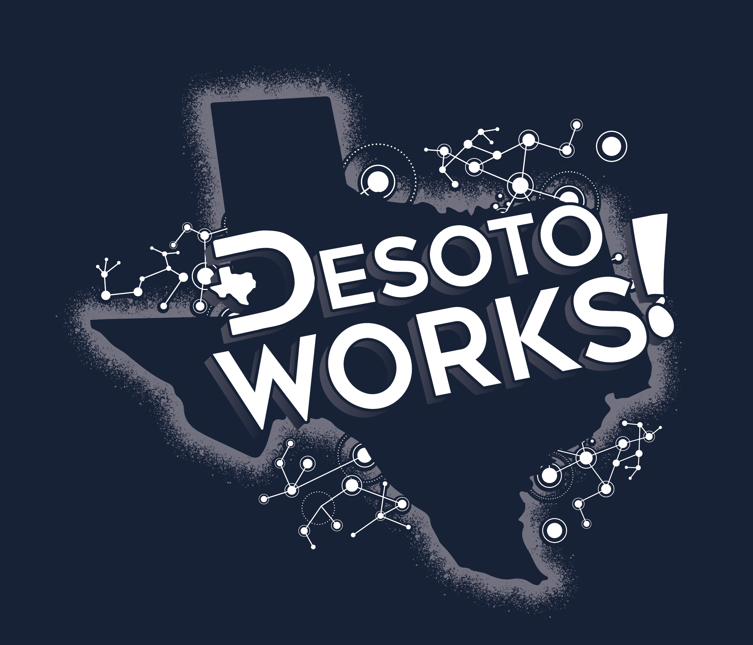 The DeSoto Works Job Fair is held twice a year in of DeSoto, Texas.