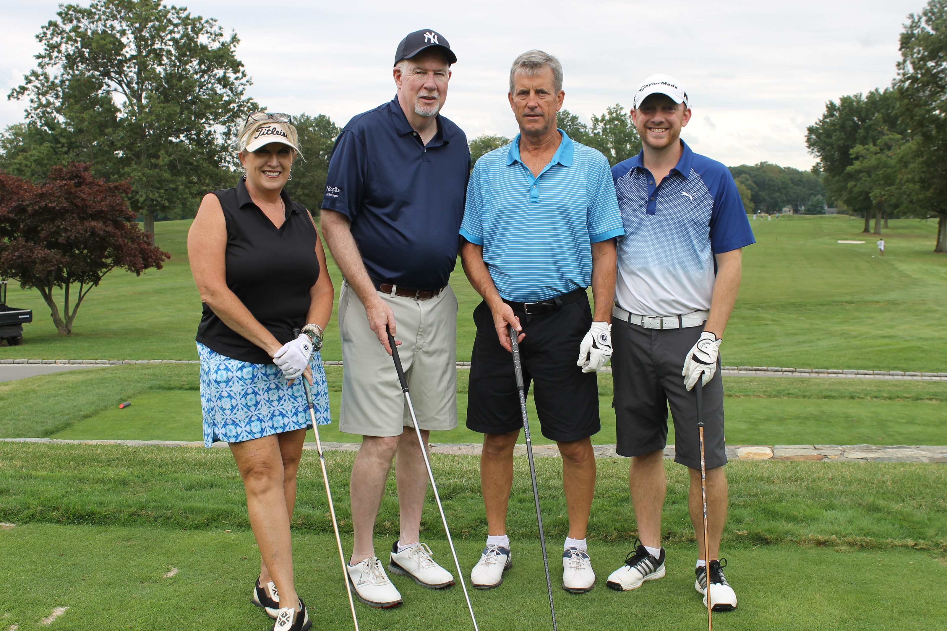 Jim O’Connor, event co-chair (second from left), and the Empress Ambulance foursome at HOW’s 17th Annual Golf Invitational.