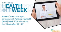 iPatientCare is once again partnering with National Health IT Week 2019