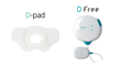 The D-pad is compatible with DFree -U1P wearable device for urinary incontinence.