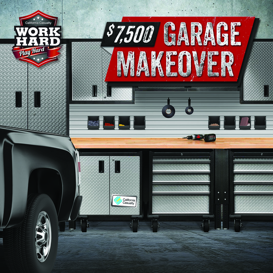 Enter by October 31 for California Casualty's $7,500 Garage Makeover