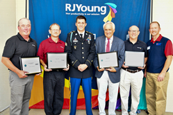 Doug Montgomery, Curt Gross, Sergeant Edward Gathman, Chip Crunk, Phillip Woolery, and Keith Hatton