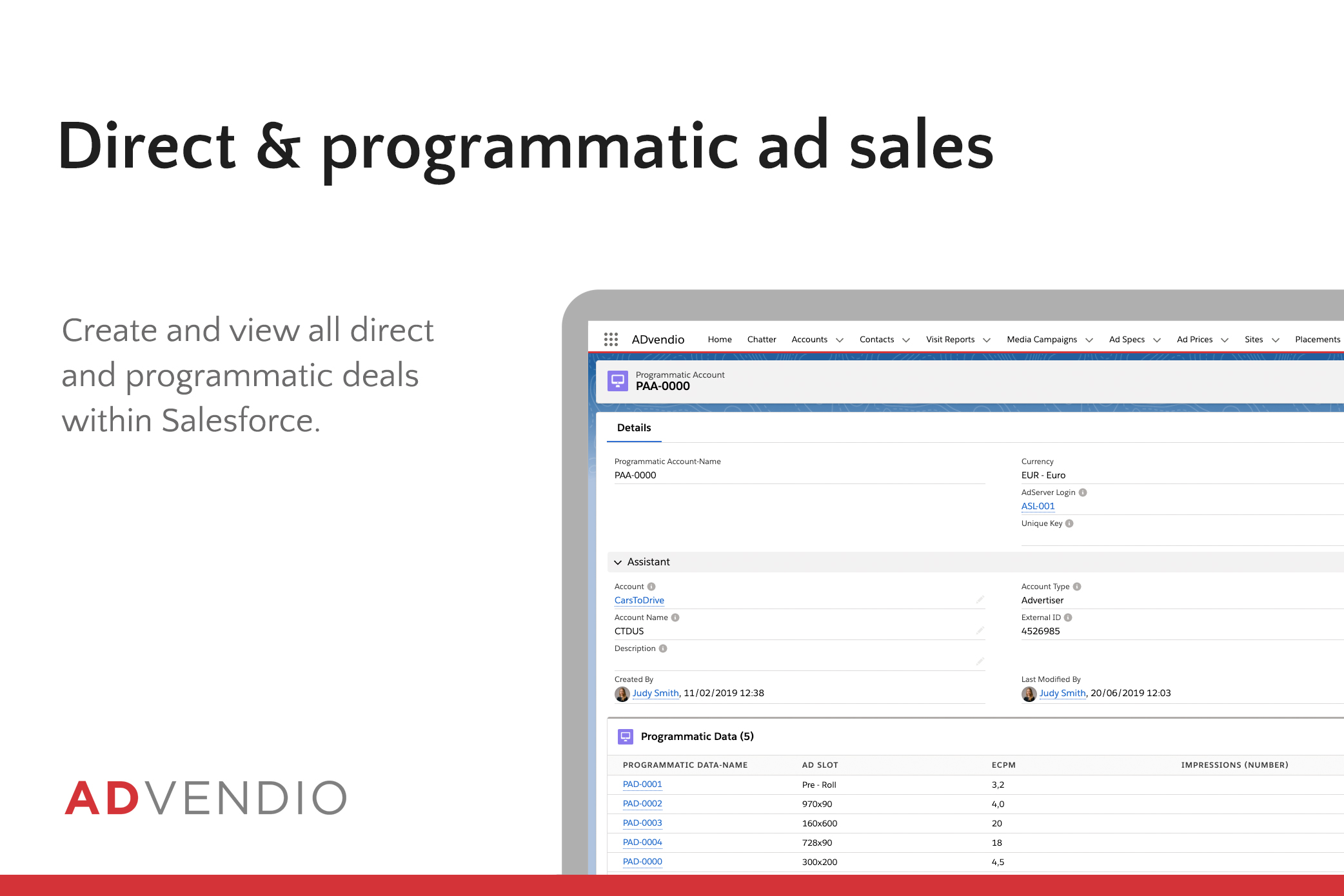 Direct & Programmatic Advertising Sales