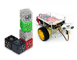 GoPiGo and Cubelets robot blocks