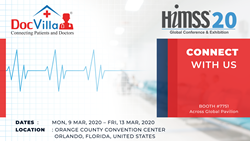 DocVilla HIMSS20, Best EMR, Best Telemedicine, Best EHR, Practice Management