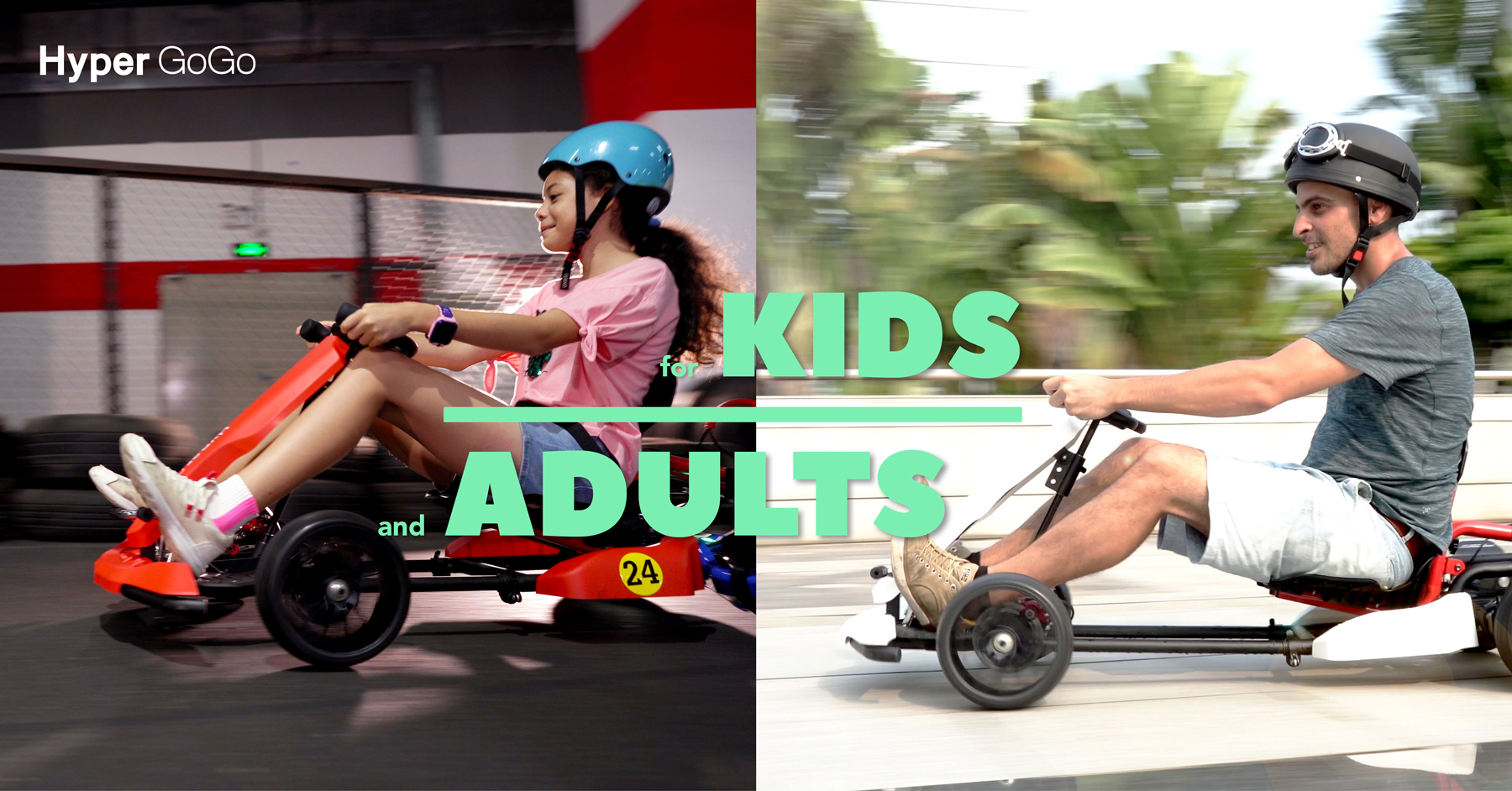 Go Kart Kit by Hyper GOGO - for Kids and Adult