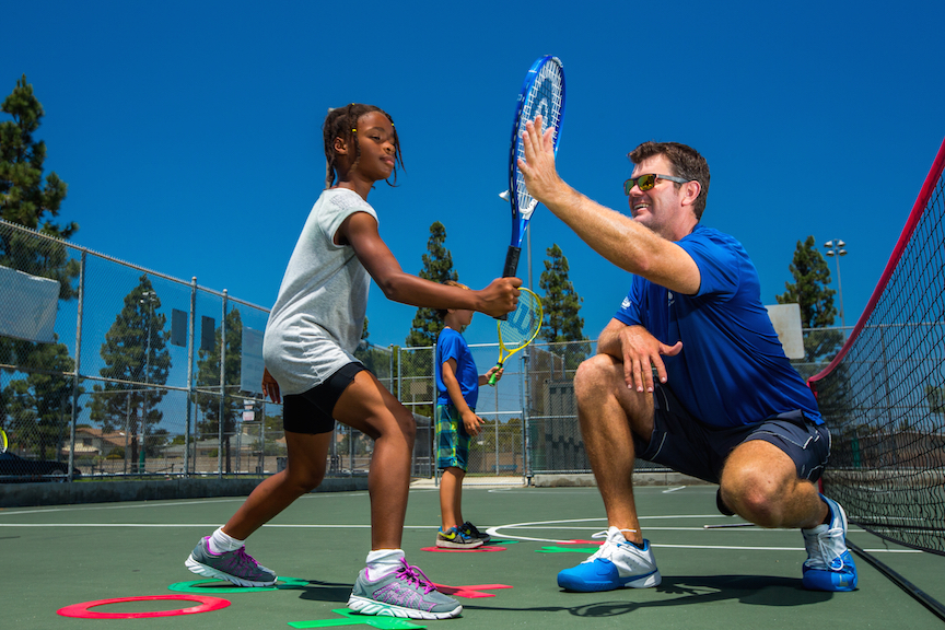 TGA after-school introductory tennis program