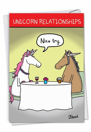 Humorous Valentine's Day card from NobleWorks.