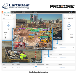 EarthCam Introduces AI-Powered Visual Data For Procore Daily Log Automation