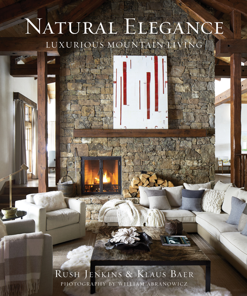 The WRJ Design guest house recognized by House Beautiful is one of a dozen stunning mountain homes featured in the firm’s new book “Natural Elegance” (photo by William Abranowicz).