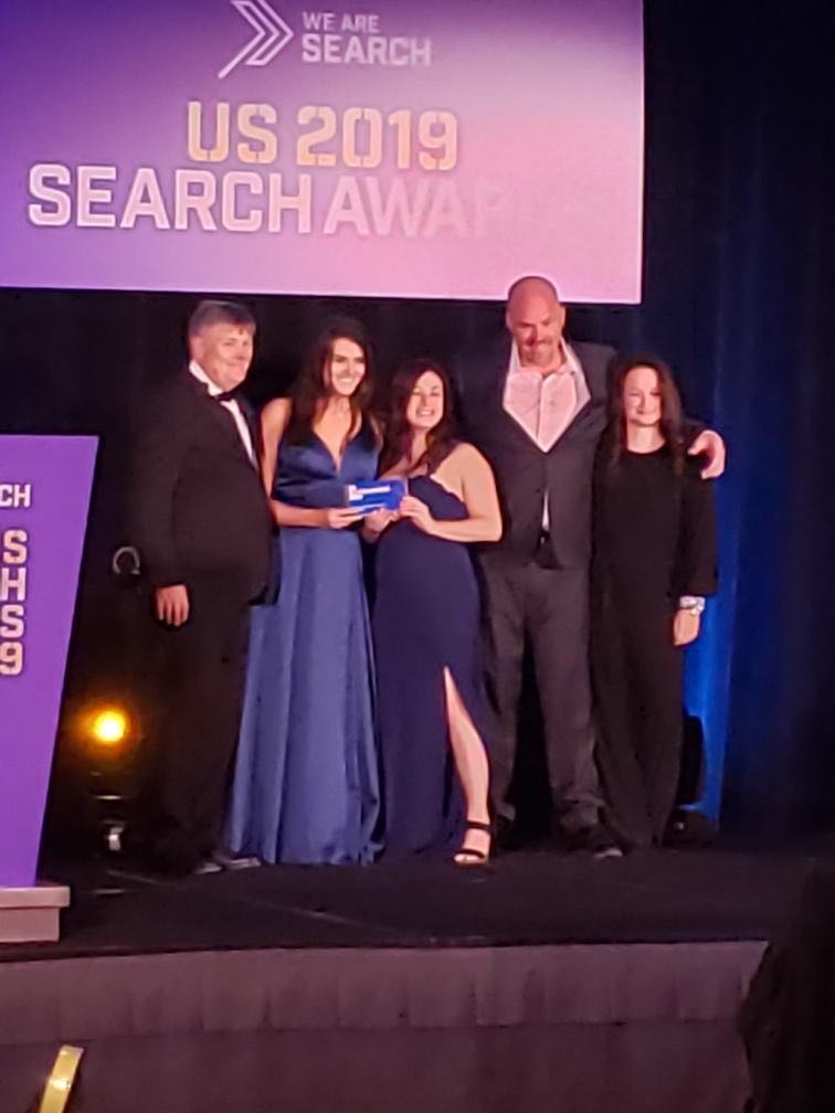 WebMechanix accepting US Search Award