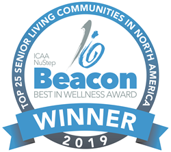 ICAA NuStep Beacon "Best in Wellness" Award