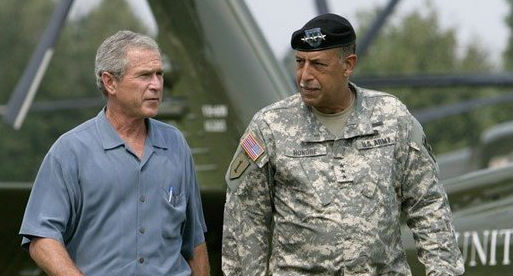 General Russell Honore with President George W. Bush