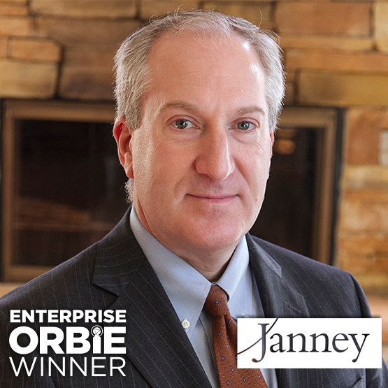 Enterprise ORBIE Winner, Robert Thielmann of Janney Montgomery Scott LLC