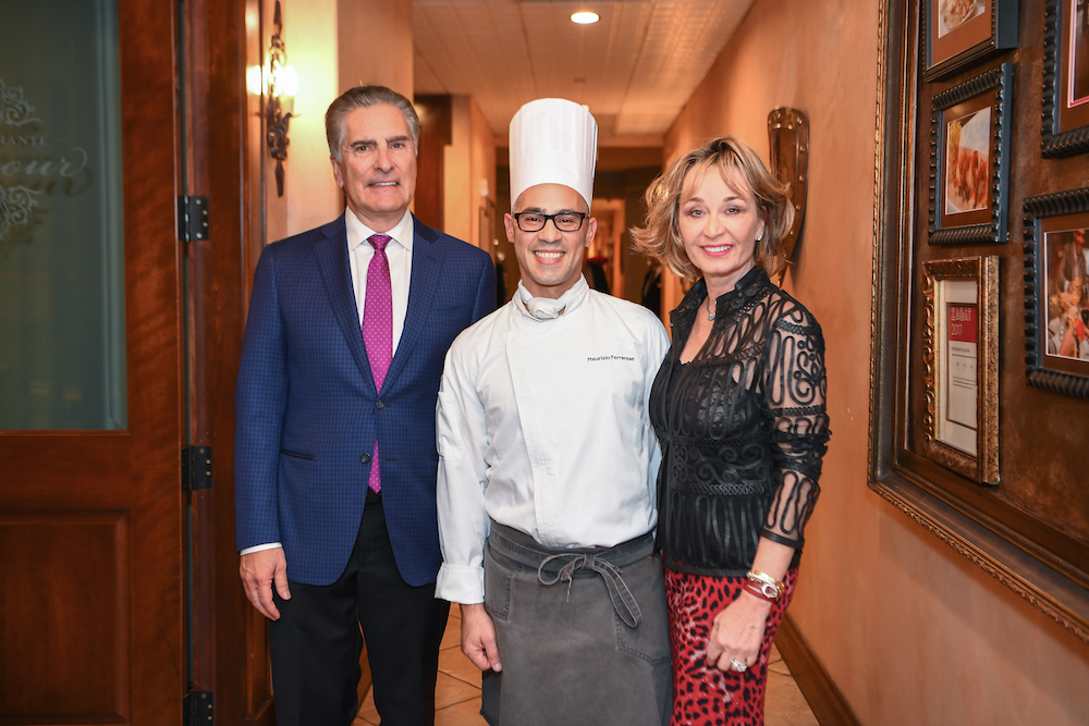 Giorgio and Cathy Borlenghi, Owners of the Hotel Granduca and Chef Maurizio Ferrarese from Ristorante Cavour