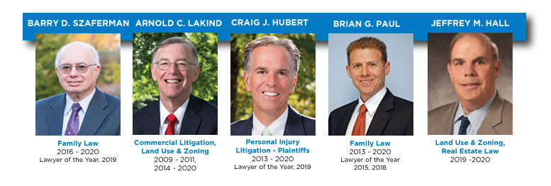 Five Szaferman Lakind Attorneys included in 2020 Best Lawyers List issued by BL Rankings.