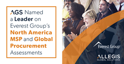 AGS named a leader on Everest Group's North America MSP and Global Procurement Assessments