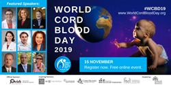 Leading transplant doctors and pioneering cellular therapy researchers to speak at World Cord Blood Day virtual event