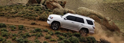 2020 Toyota 4Runner driving on a dirt road