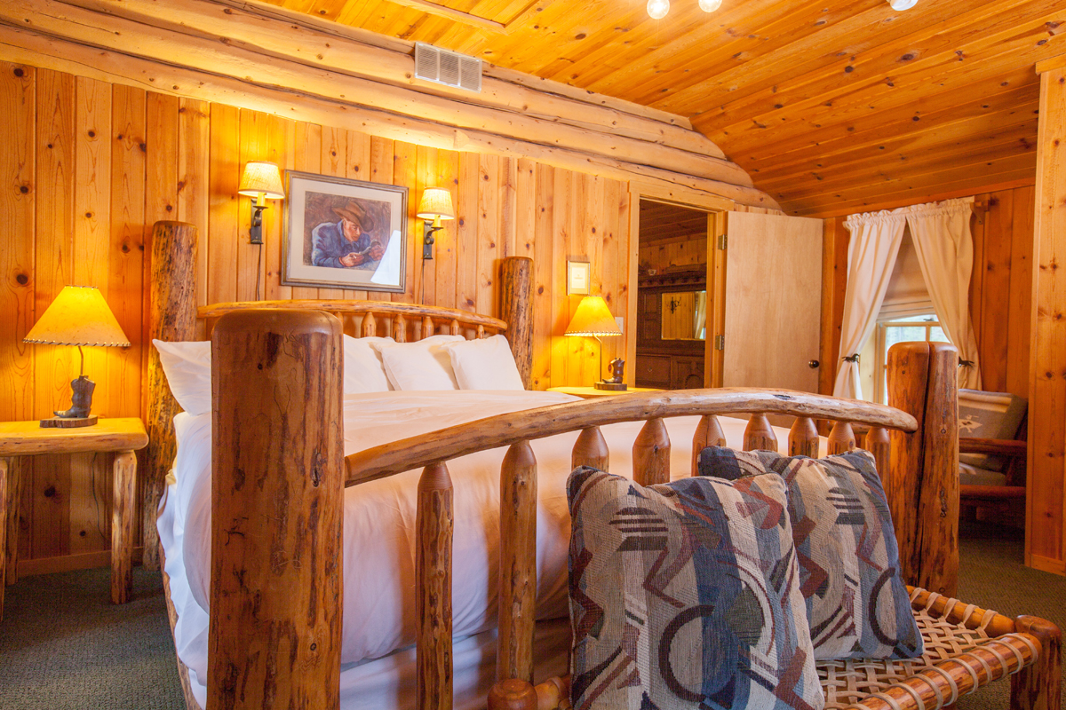 A peaceful night’s sleep follows a day in the snow at Brooks Lake Lodge & Spa, with SnoWest describing the historic Wyoming guest ranch accommodations as a “cut above the rest.”