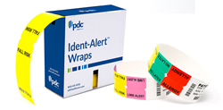 ident alert wraps and tags for wristbands