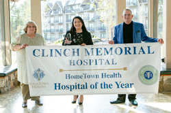 Clinch Memorial Hospital of Year Banner