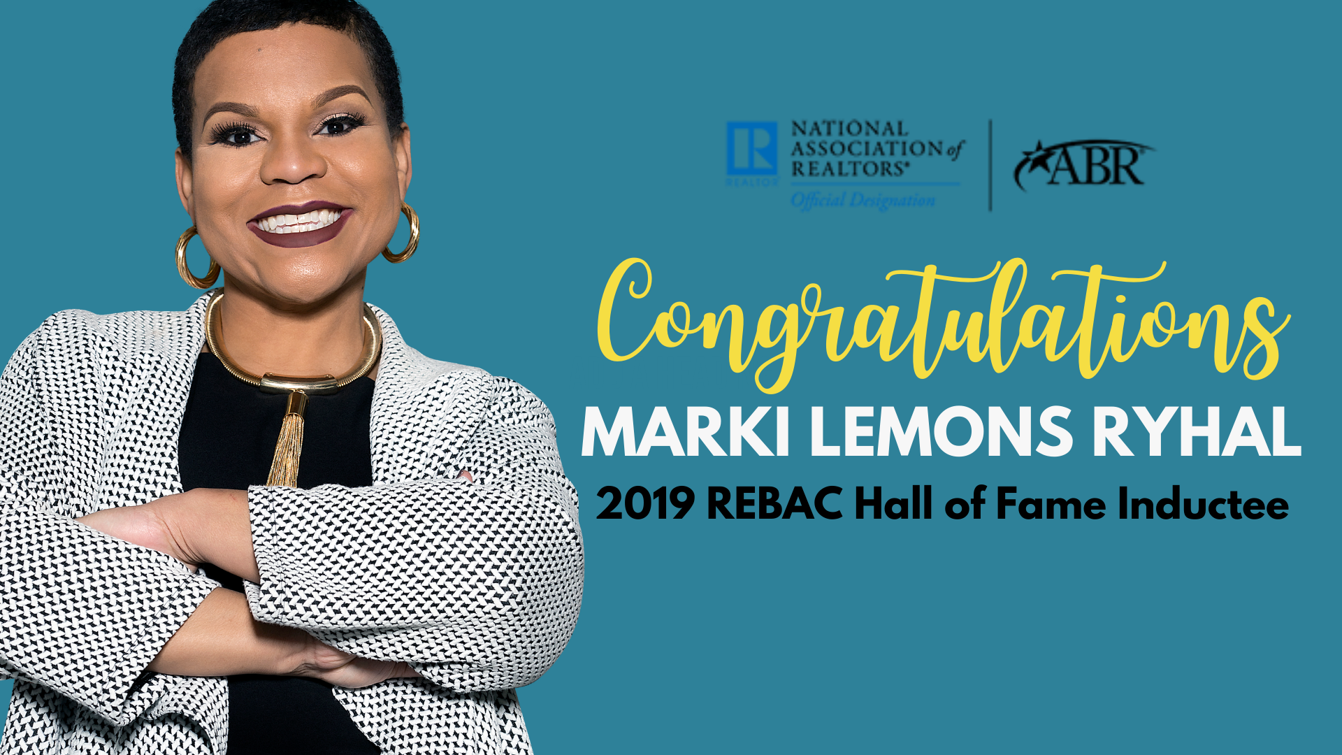 Marki Lemons Ryhal 2019 REBAC Hall of Fame
