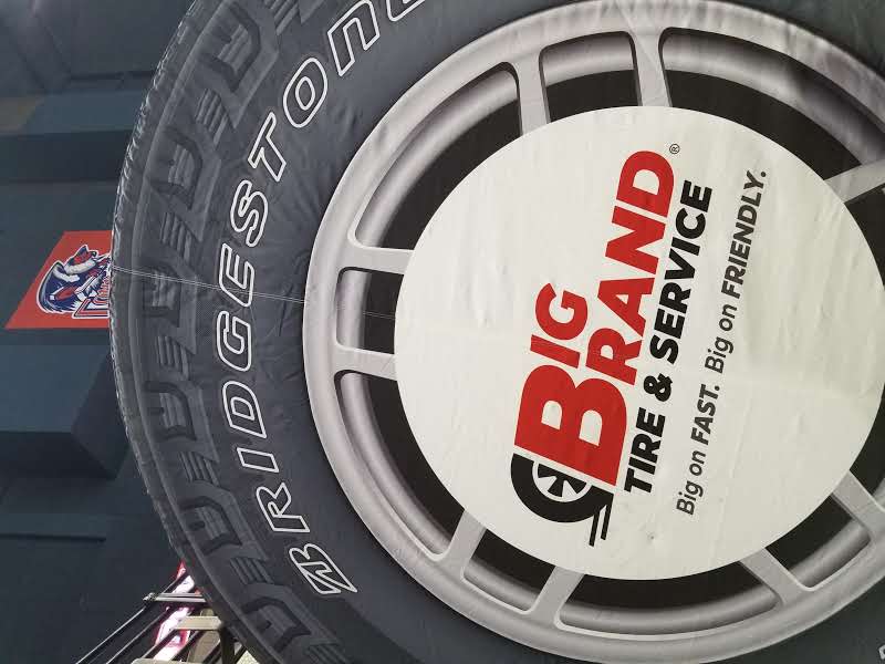 Big Tire Giveaway Inflatable Tire