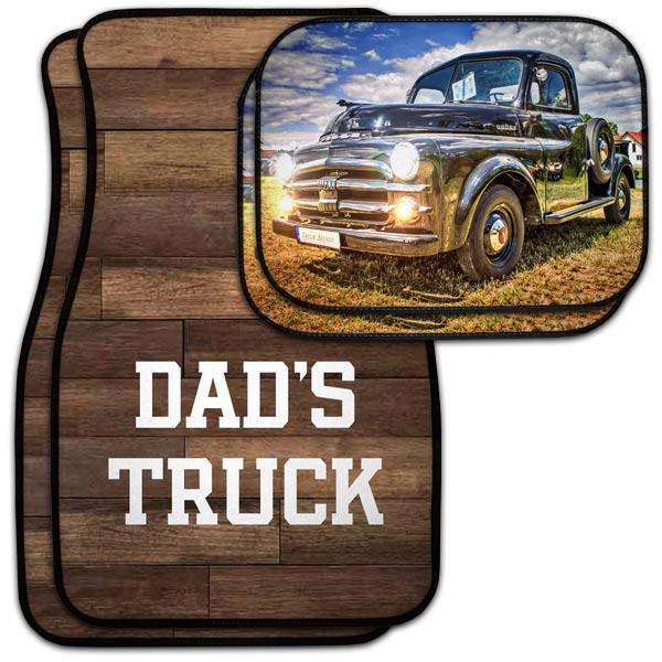 Personalized truck mats from MailPix