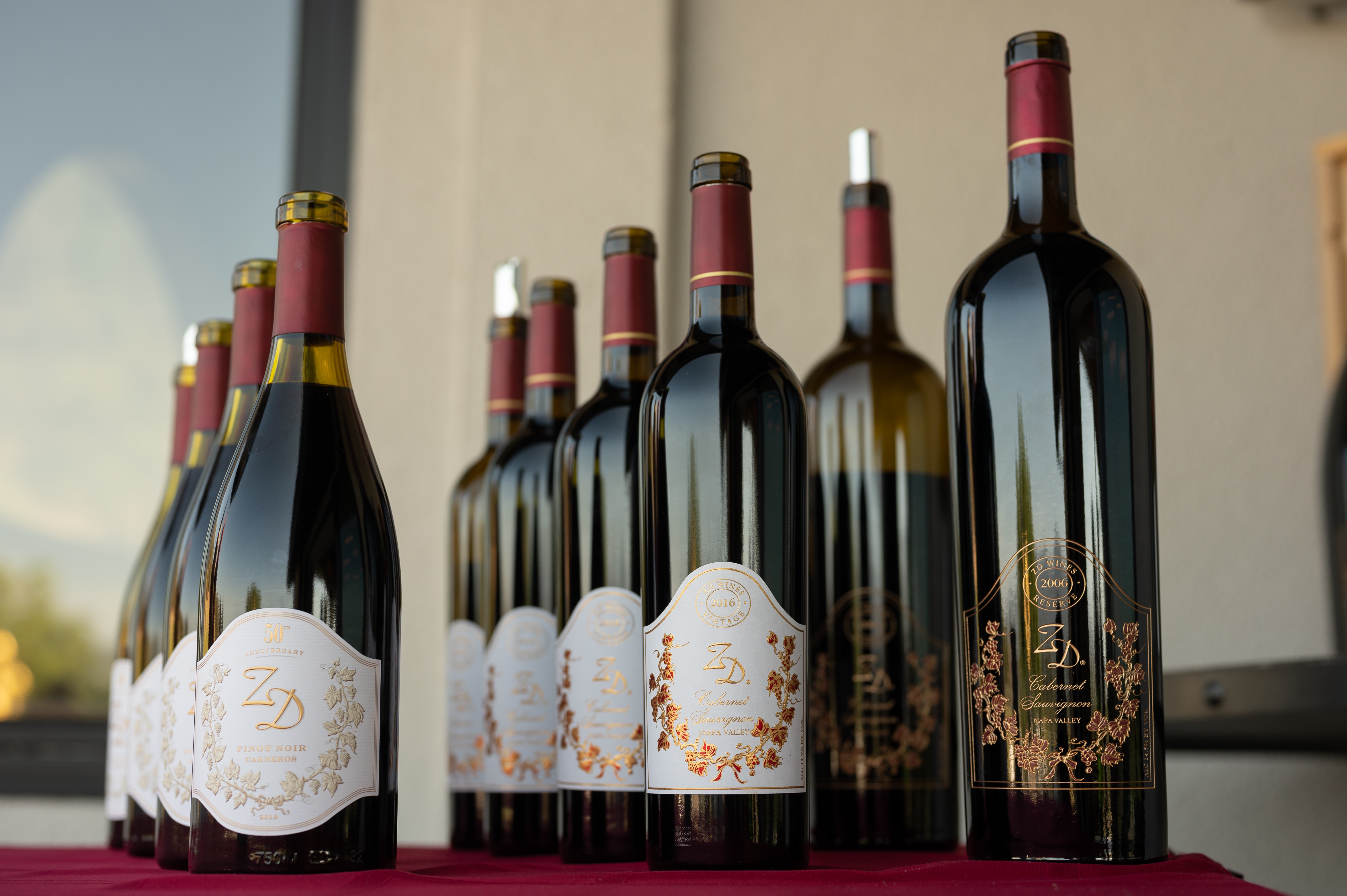 The deLeuze family produces wines from their certified organic vineyards in the Rutherford and Carneros regions, as well as organic vineyards in Napa, Santa Barbara, Monterey, and Sonoma.