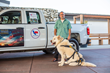 Mobile Veteran Outreach Rafael Stoneman and Service Dog Leo