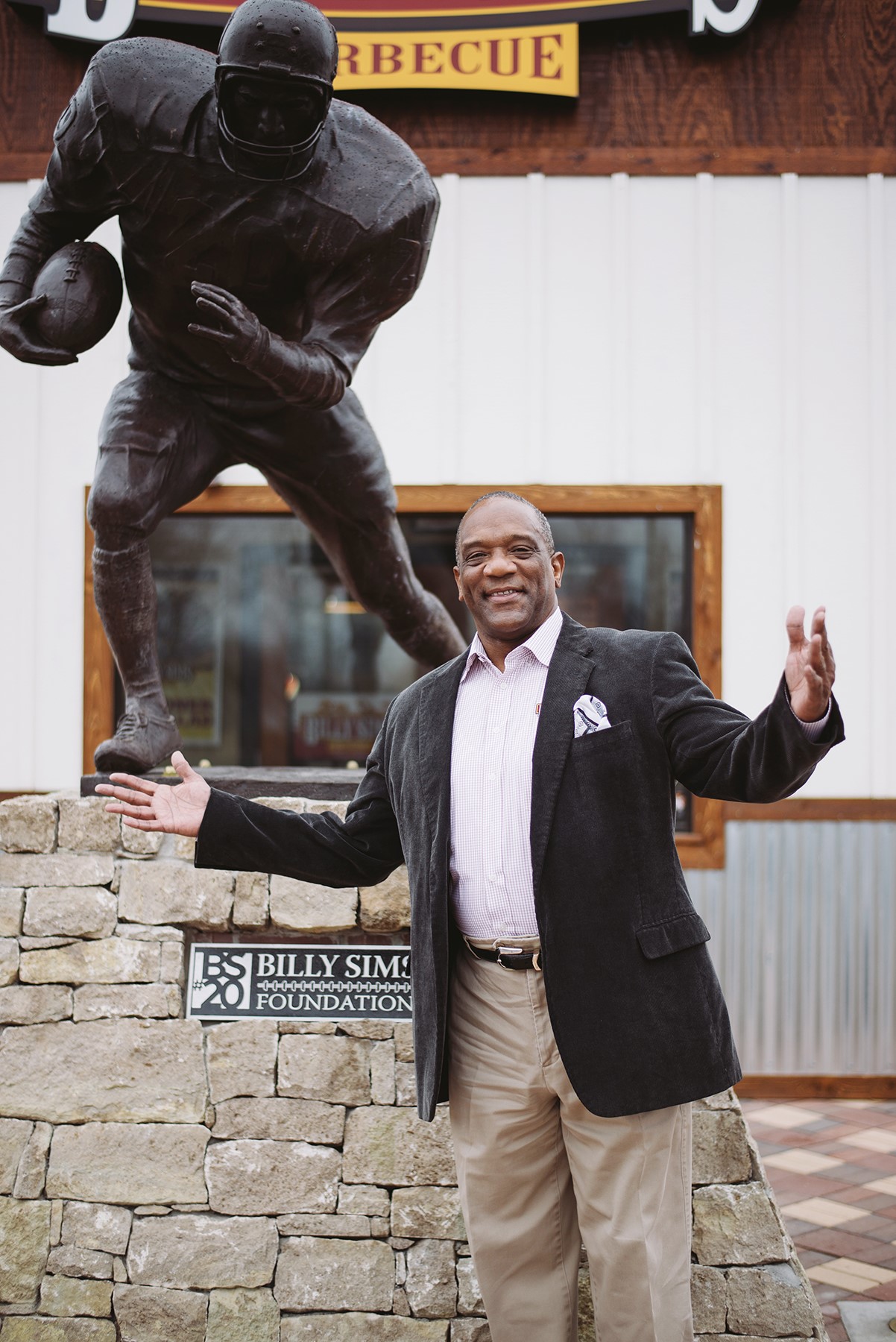 Co-founder Billy Sims, Heisman Trophy Winner and Star NFL running back