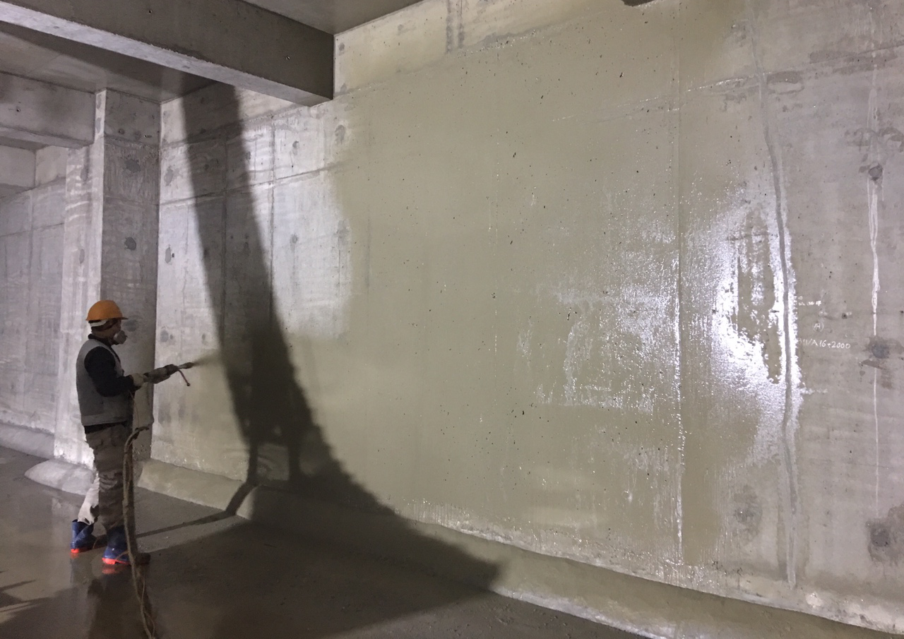 Keeping it clean: PENETRON, a crystalline waterproofing material, was applied on all exposed concrete surfaces of the Aeon Mall’s new wastewater treatment plant to ensure durability.