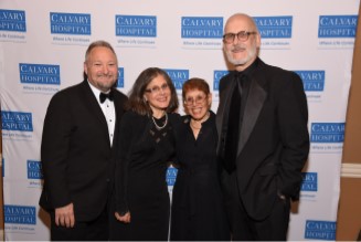 The Menken family who were profiled at Calvary’s Annual Gala. Pictured left to right: Perry Levenson, Leah Menken-Levenson, Faye Menken-Schneier, and Roger Schneier.
