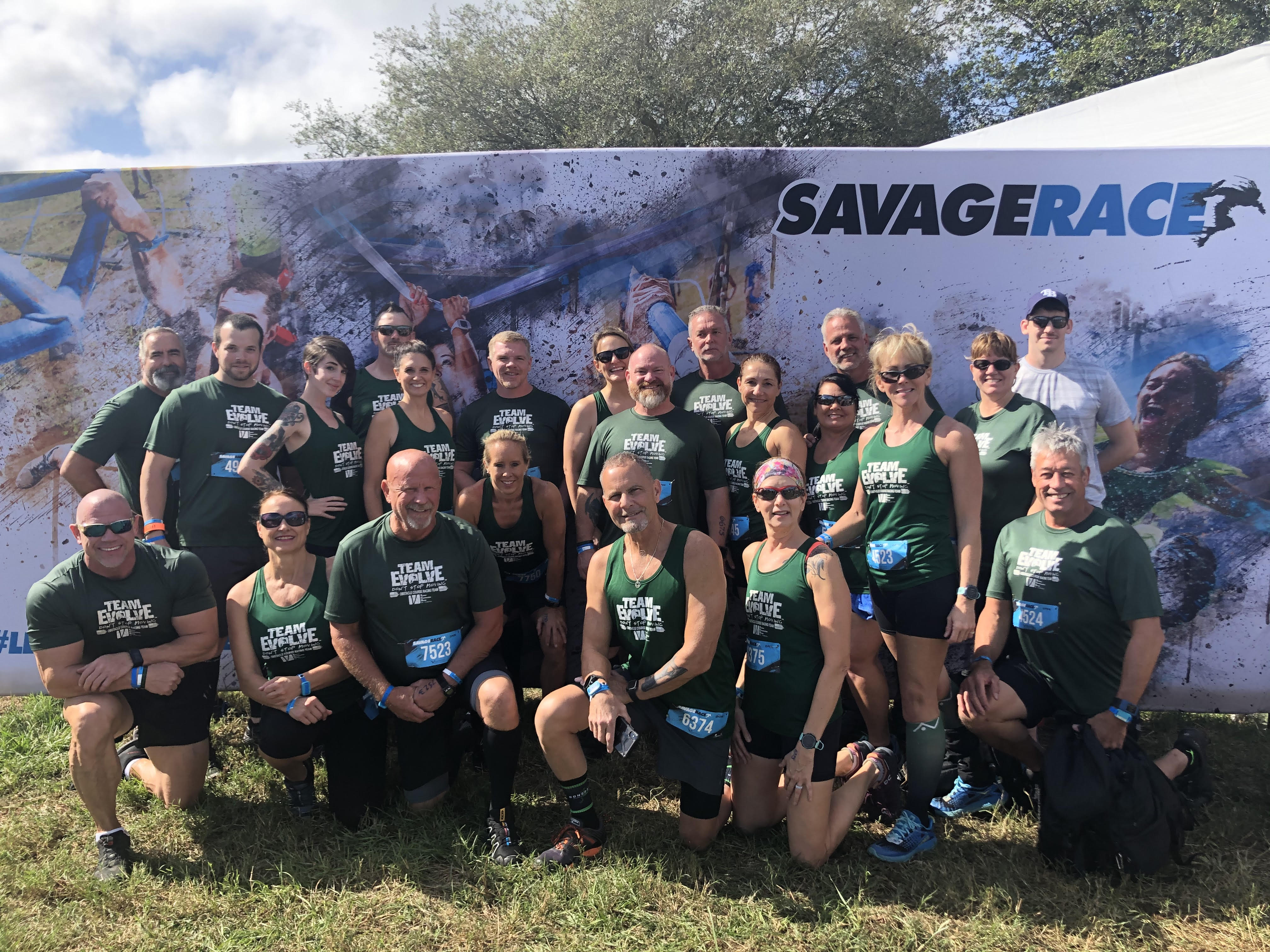 Venture Construction Group of Florida Sponsors Team Evolve in Savage Race