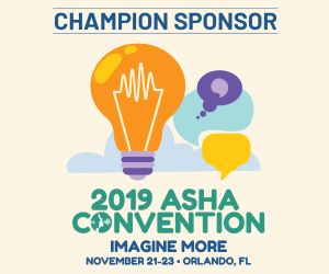 ExQ® Champion Sponsor ASHA 2019