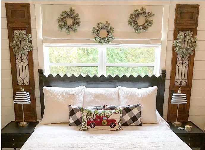 Fresh Bedsheets and New Window Treatments Transform a Guest Room
