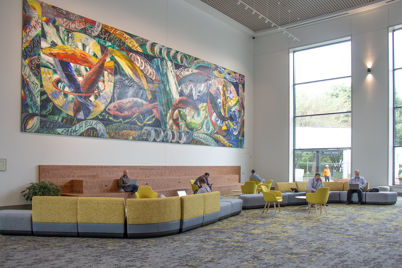 Renovated OCC Holladay Lobby and New Furniture