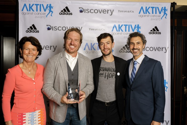 L to R: Helle Aanesen, Chip Gaines, Justin Grunewald, Ethan Zohn