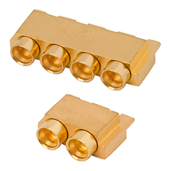 Amphenol SV Microwave Multiport SMPS Edge Launch Connectors