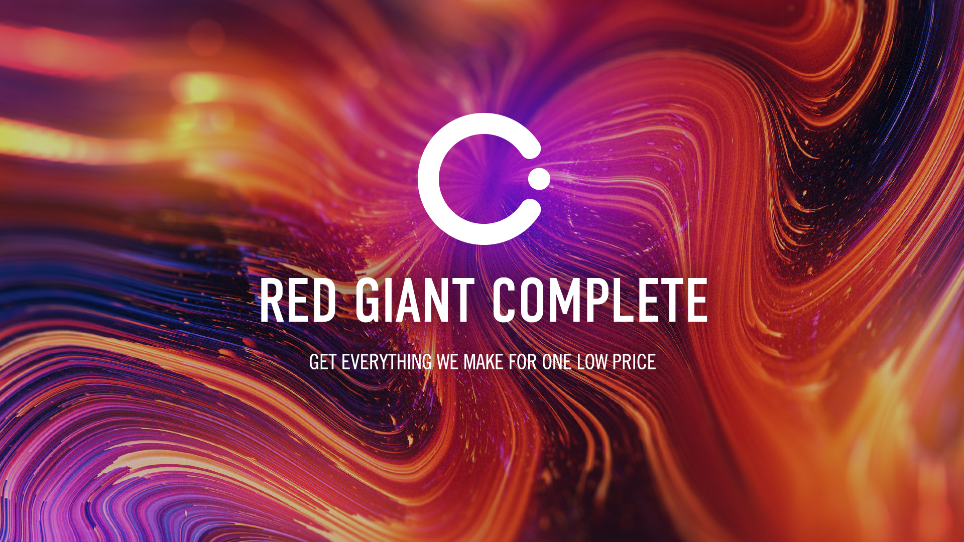 Red Giant Complete for Individuals, Students and Teachers.